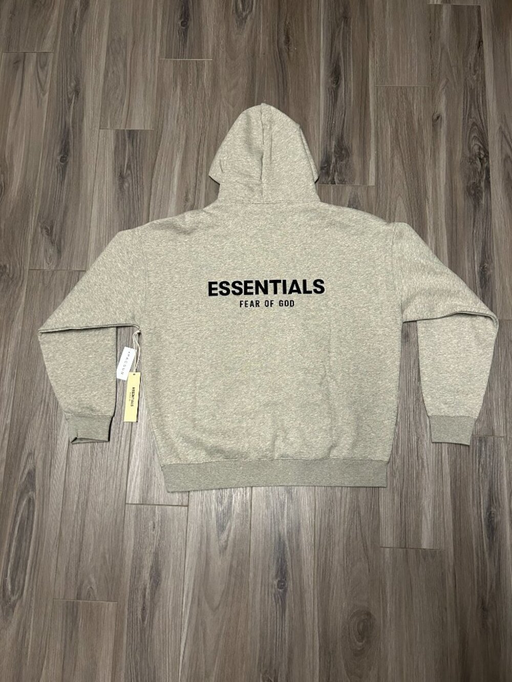 Essentials Fear of God Dark Oatmeal Hoodie Brand New - Picture 2 of 6